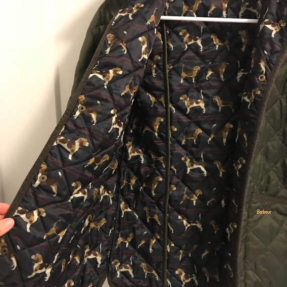 RARE Barbour dog print jacket - Picture 4 of 7